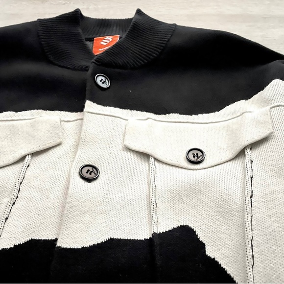 FMACM | Ripped Trend Colorblock Cardigan Sweater - Picture 6 of 9